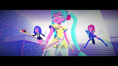 Cyrille with Olexa and Michelle.